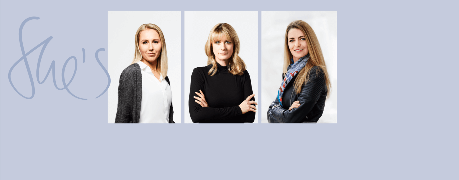 Trois femmes derrière la Nouvelle Classe A